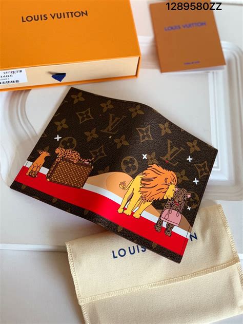 louis vuitton lion passport|louis vuitton passport holder monogram.